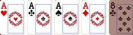 Example of a Four of a Kind