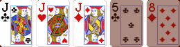 Example of a Three of a Kind